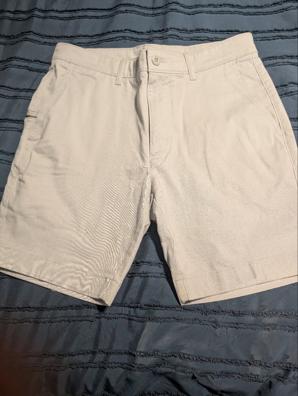 Roundtree & Yorke Men's Light Beige Chino Shorts